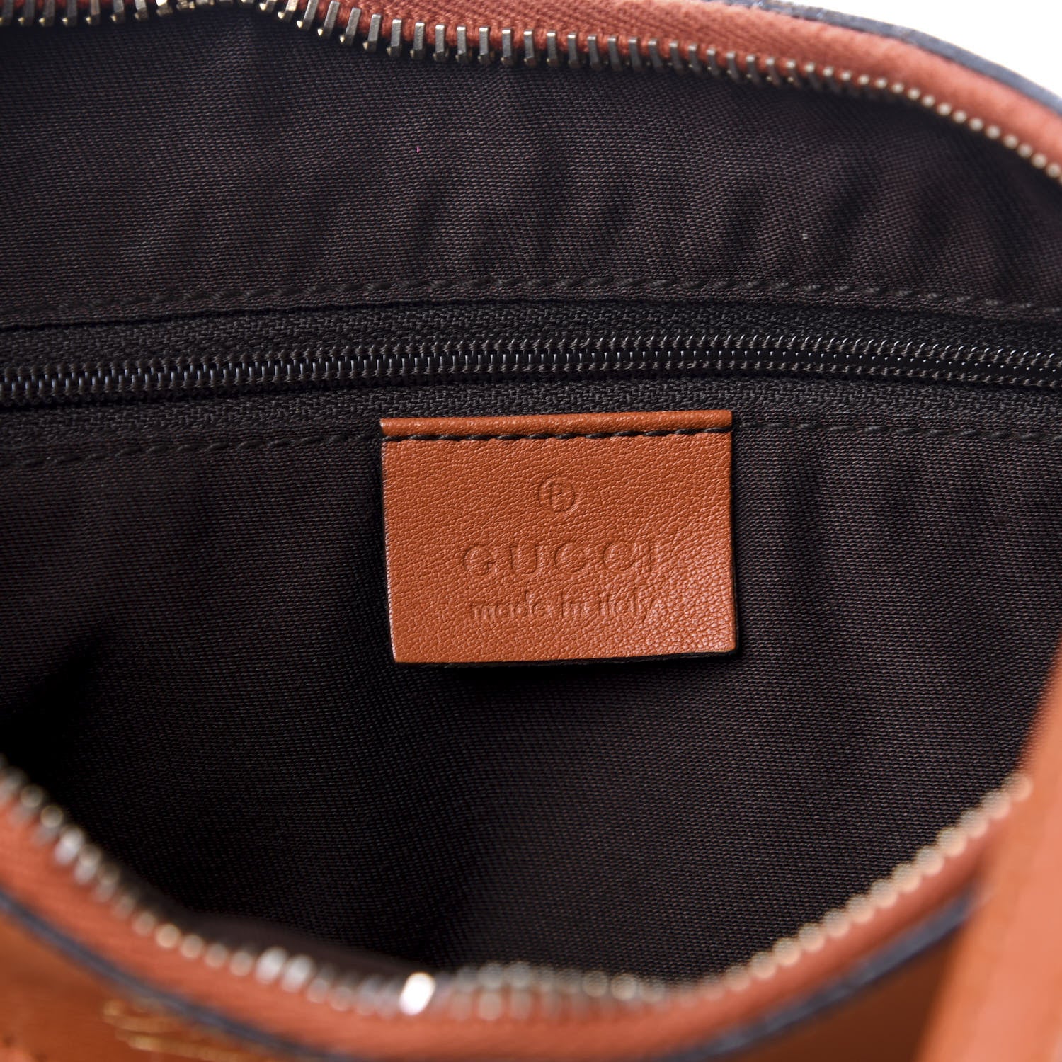 Gucci Monogram Medium D Gold Ring Hobo Orange 7 of 8