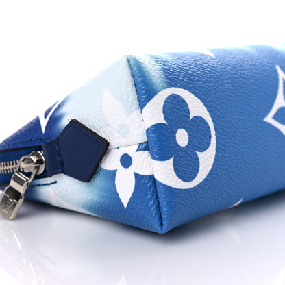 Louis Vuitton Monogram Giant Escale Cosmetic Pouch Blue 7 of 8