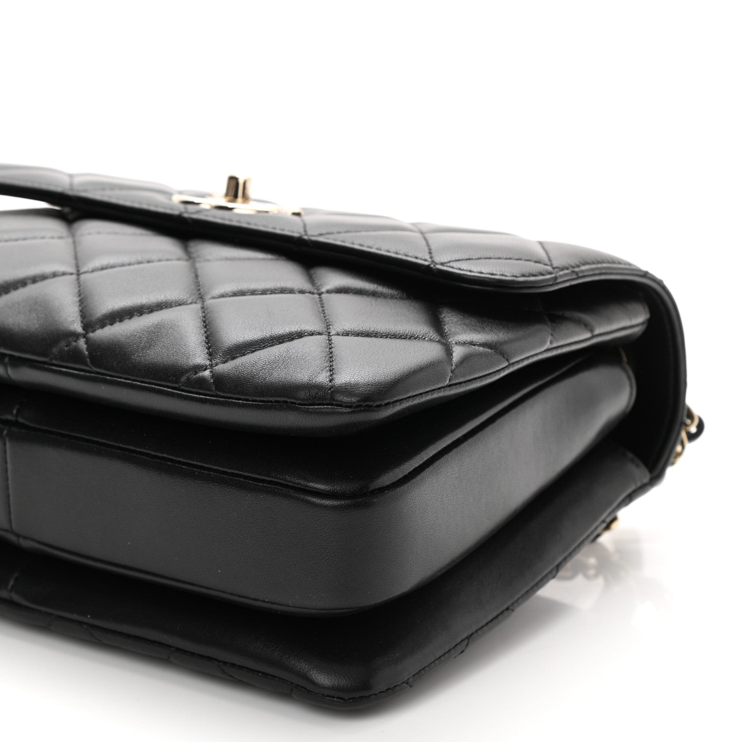 Chanel Lambskin Quilted Small Trendy CC Dual Handle Flap Bag Black 11 of 12