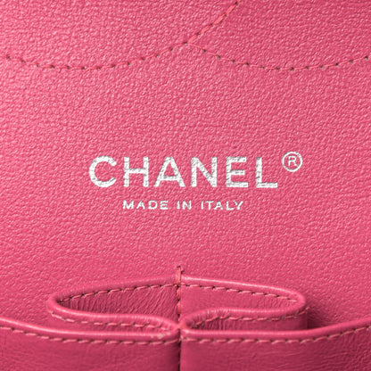 Chanel Patent Quilted Jumbo Double Flap Pink 6 of 13