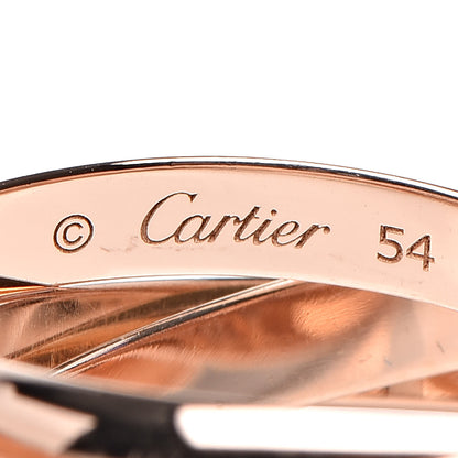 Cartier 18K Pink Gold Small Trinity Ring 54 6.75 5 of 6