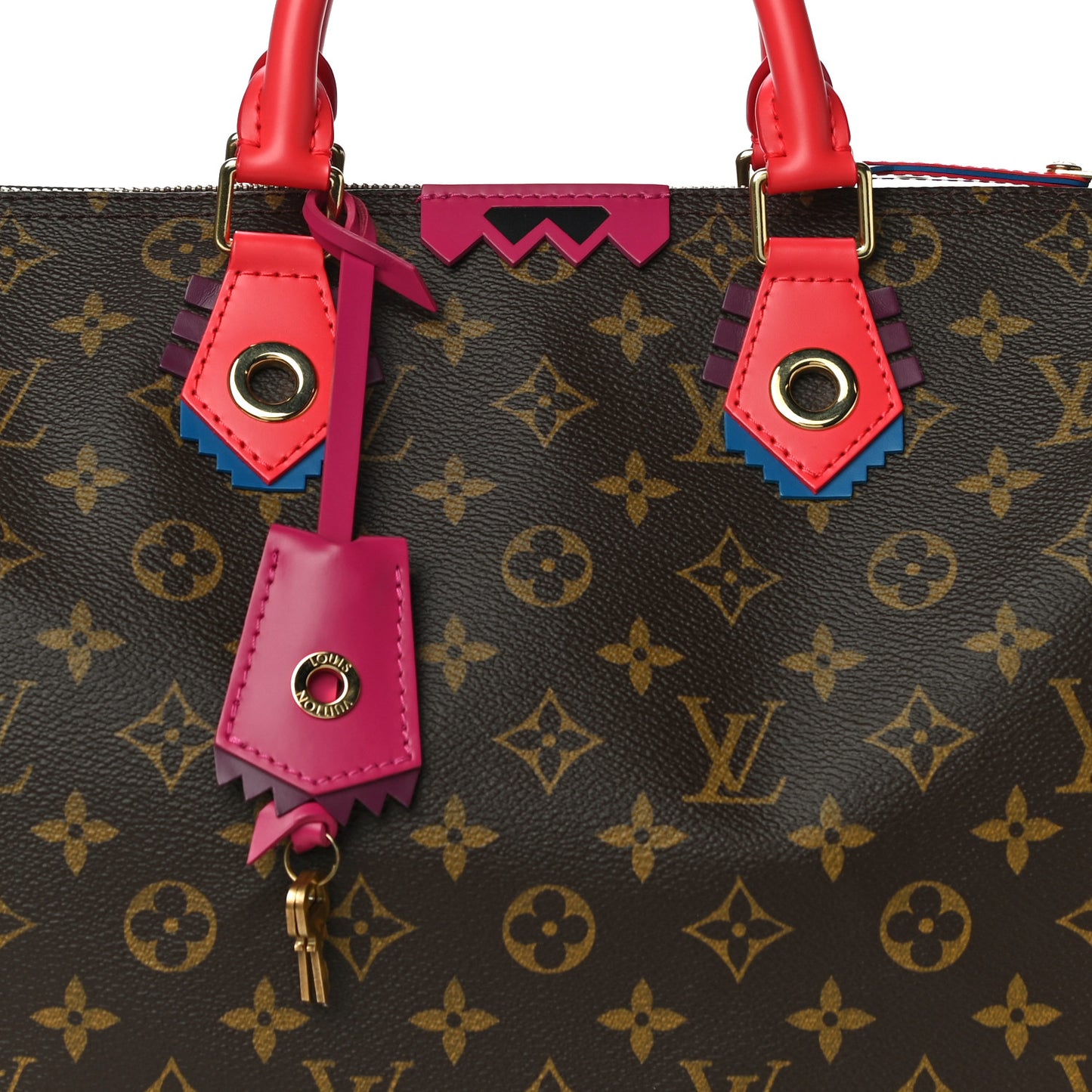 Monogram Totem Speedy 30 Flamingo