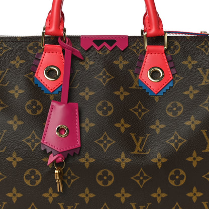 Louis Vuitton Monogram Totem Speedy 30 Flamingo 7 of 9