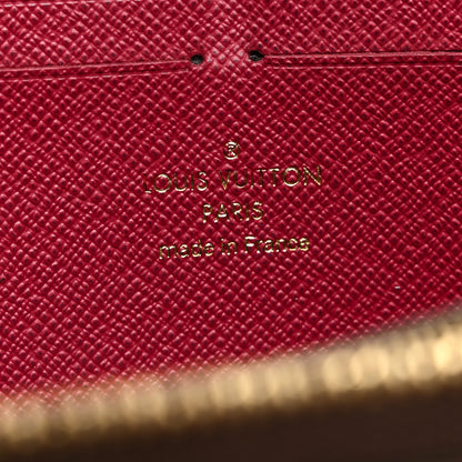 Louis Vuitton Monogram Clemence Wallet Fuchsia 6 of 7