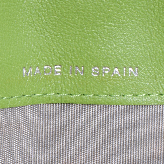 Patent Yen Wallet Bright Green
