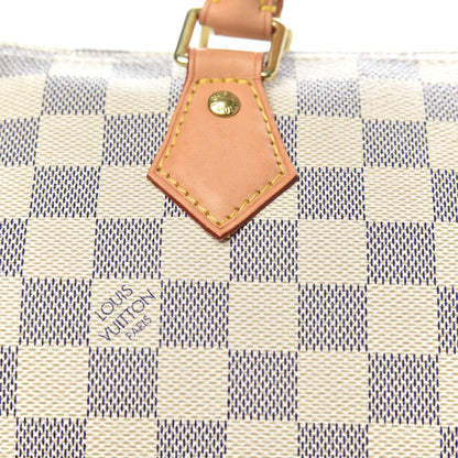 Louis Vuitton Damier Azur Speedy Bandouliere 30 12 of 12