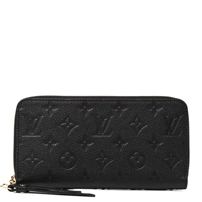 Louis Vuitton Empreinte Zippy Wallet Black 1 of 8