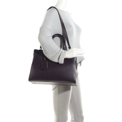 Fendi Vitello Elite Regular 2Jours Tote Ametista 2 of 8
