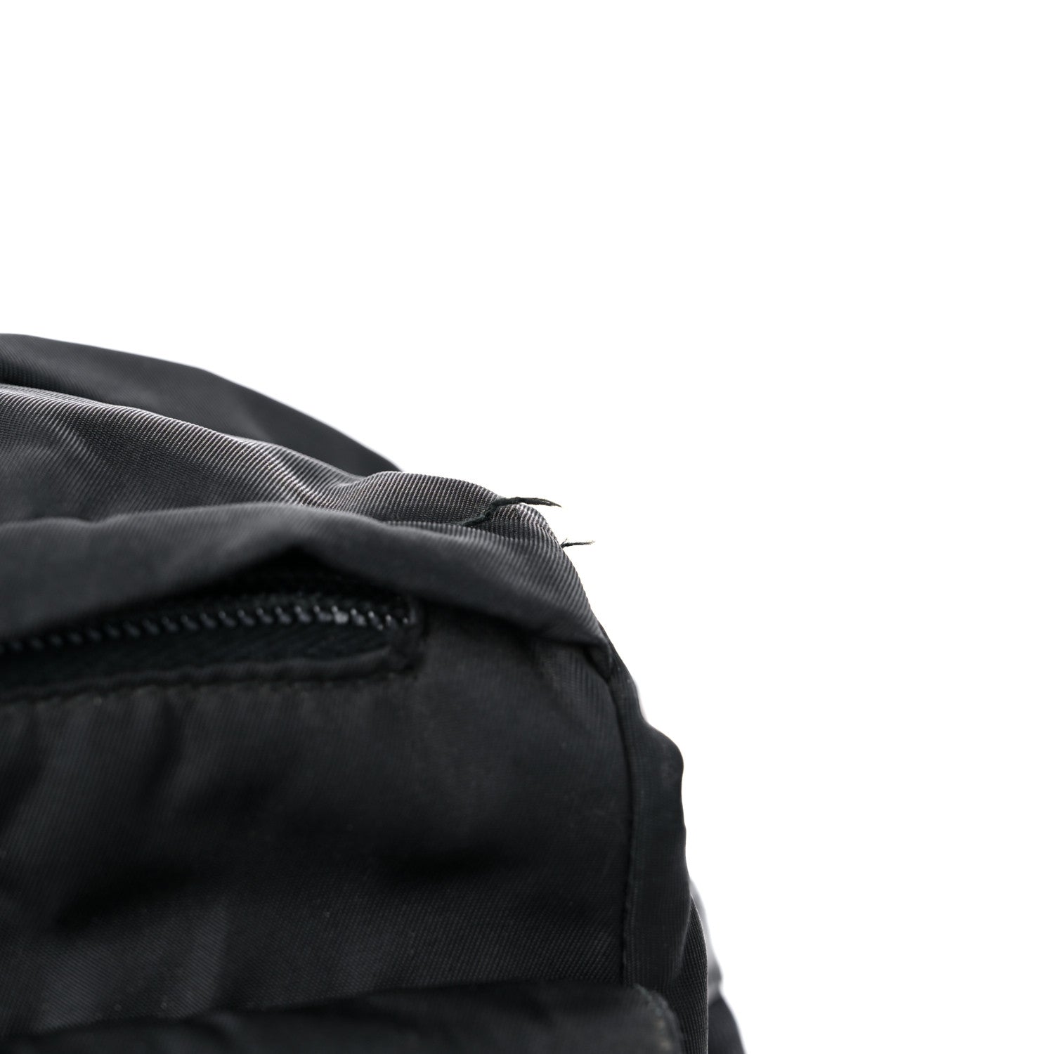 Prada Tessuto Nylon Saffiano Messenger Satchel Black 13 of 18