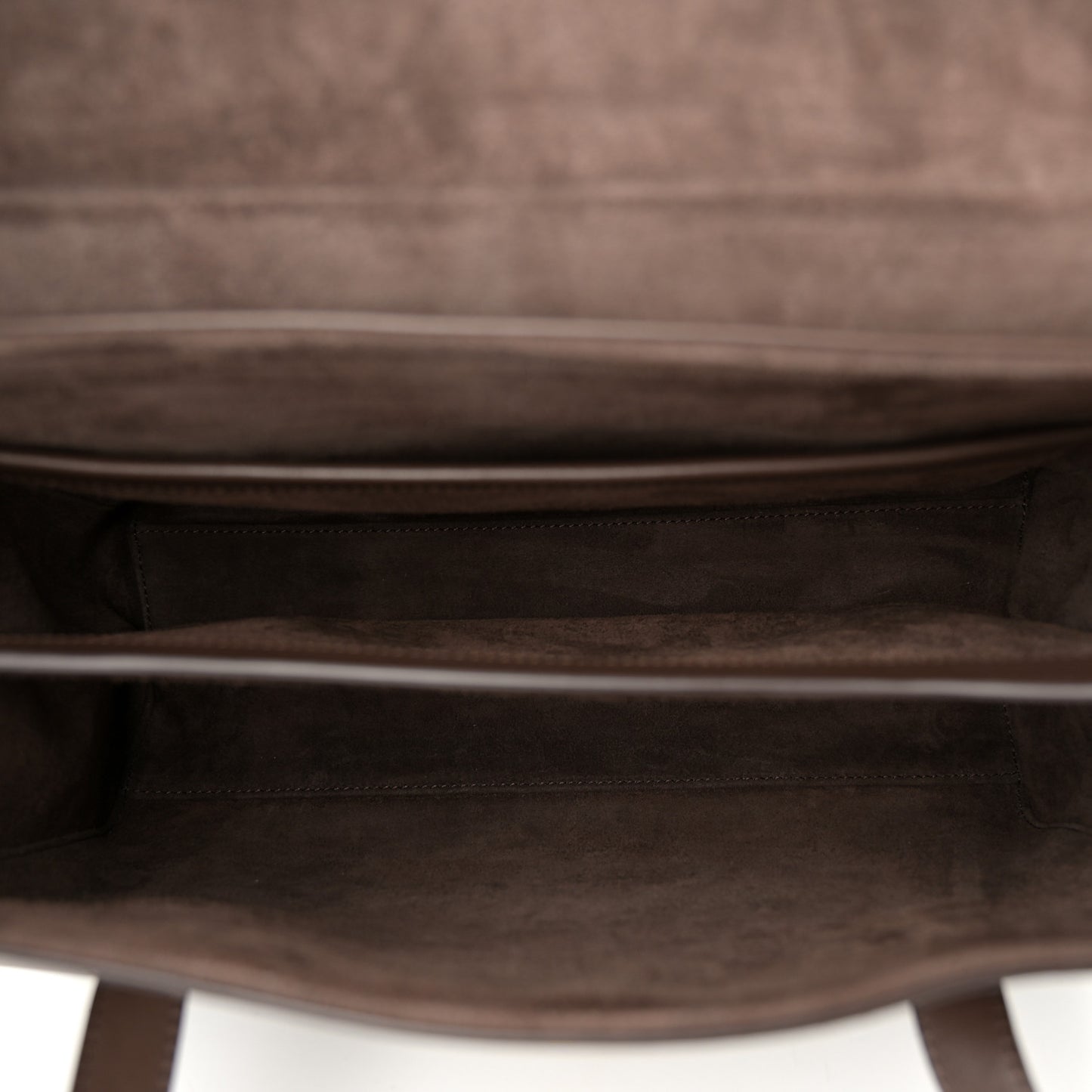 Supple Grained Calfskin Medium Soft 16 Bag Dark Brown