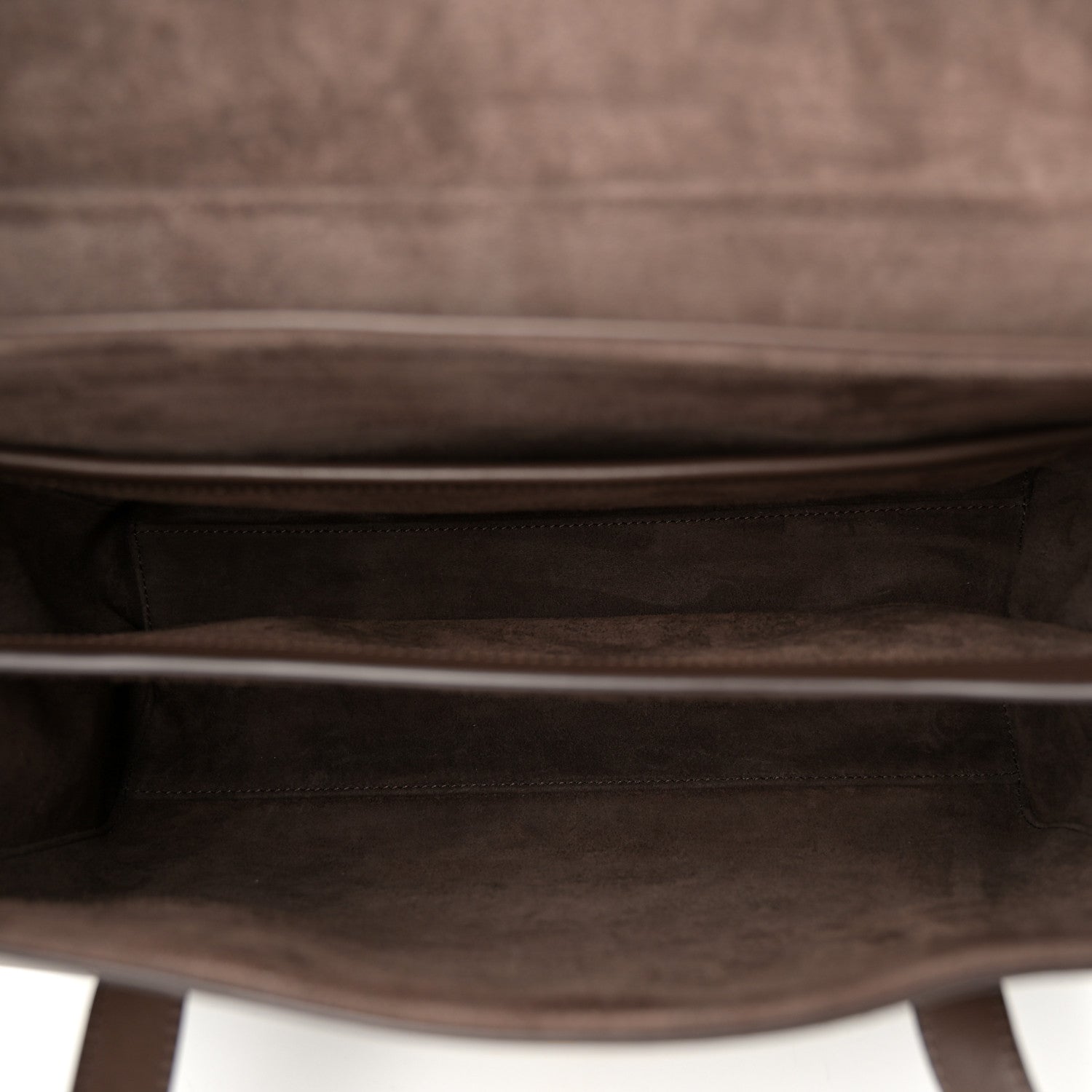 Celine Supple Grained Calfskin Medium Soft 16 Bag Dark Brown 5 of 10