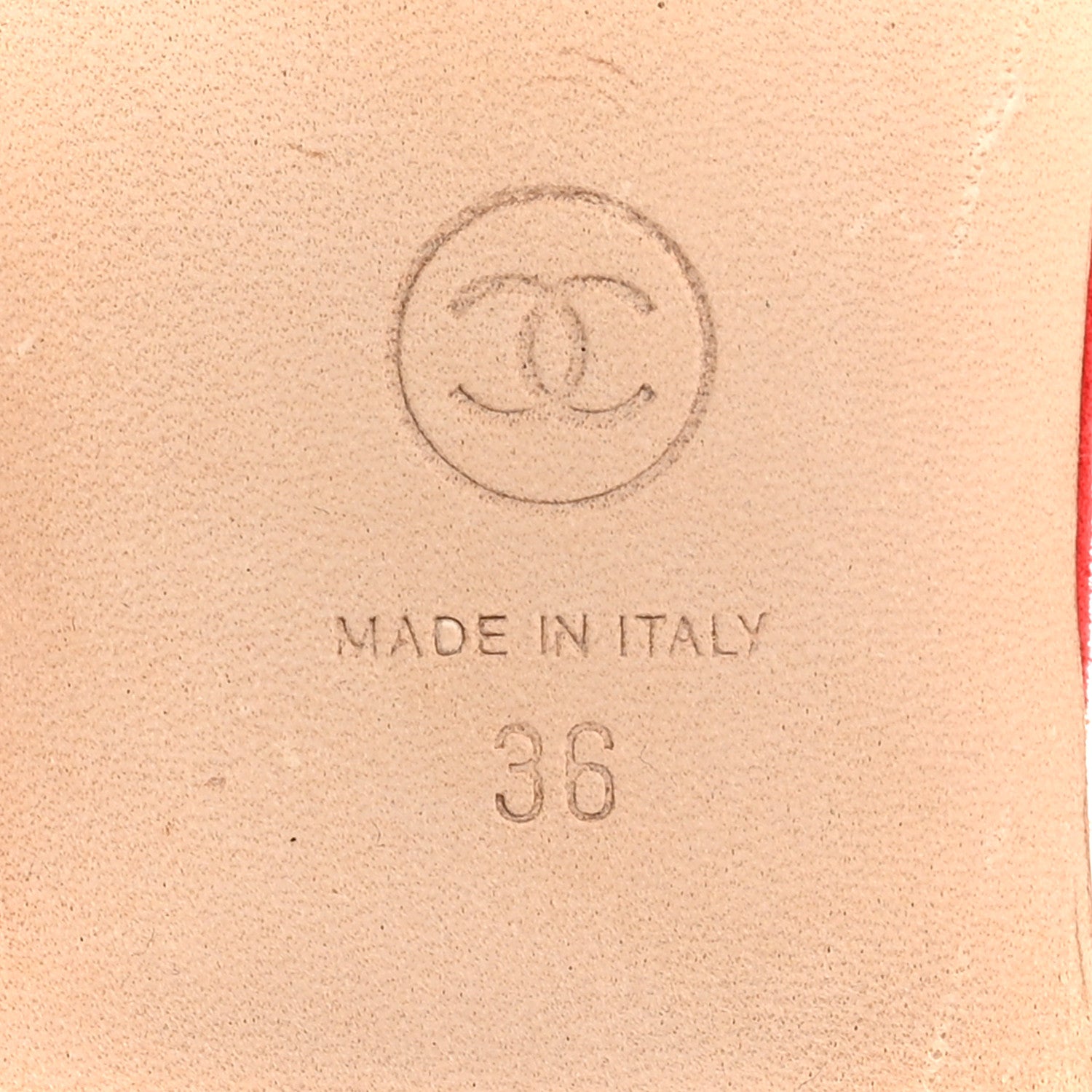 Chanel Suede Calfskin Thong Sandals 36 Red 8 of 12