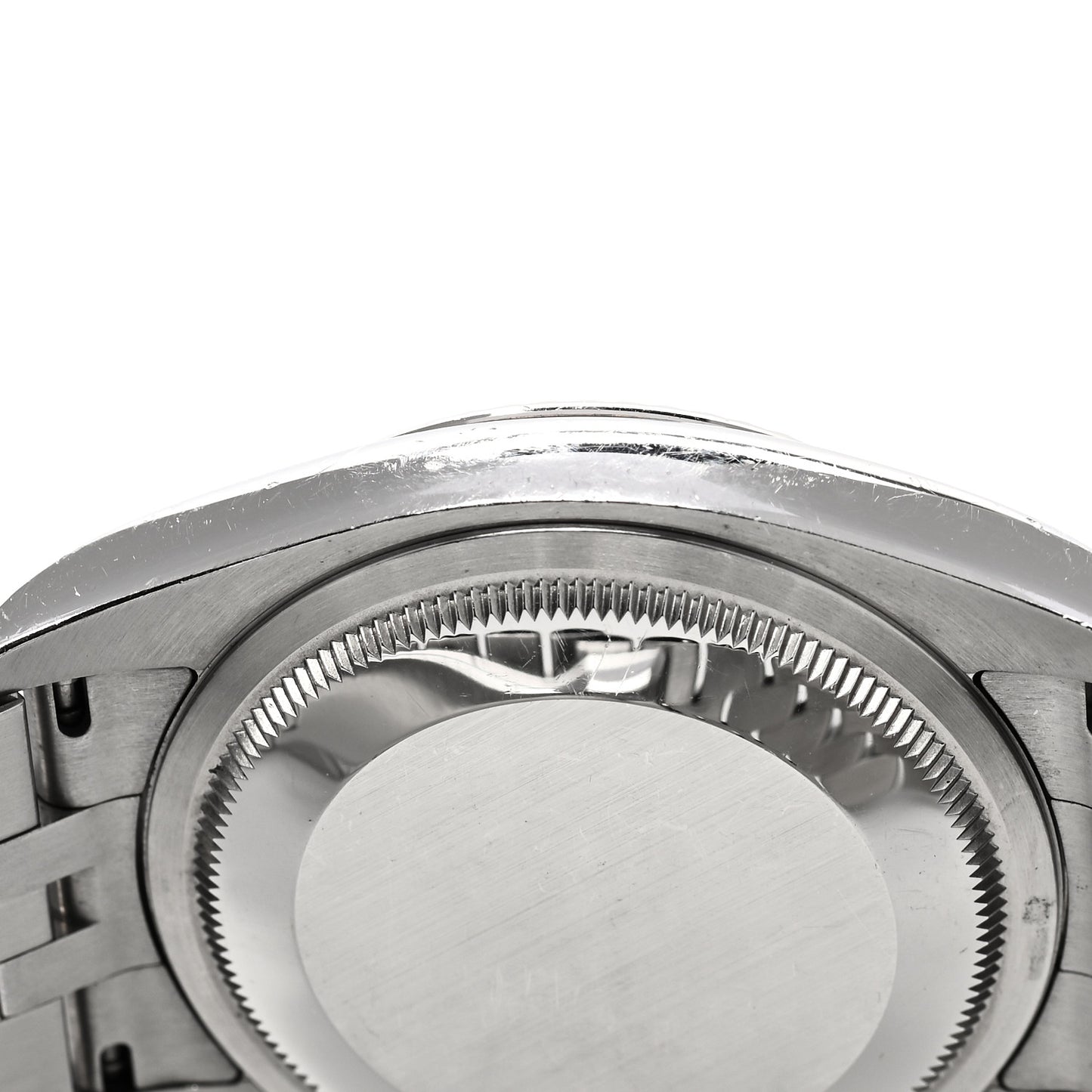 Stainless Steel 18K White Gold 36mm Oyster Perpetual Datejust Watch Roulette Silver Motif 116234