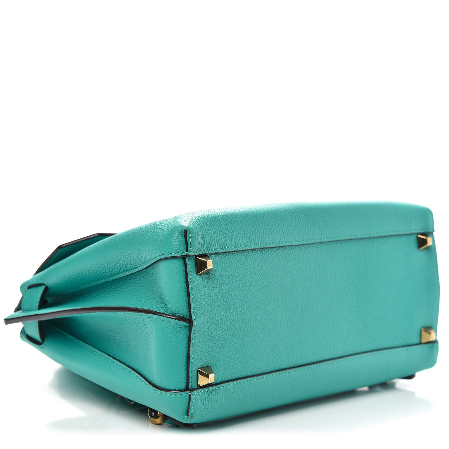 MCM Grained Calfskin Medium Milla Convertible Backpack Oasis Green 3 of 8