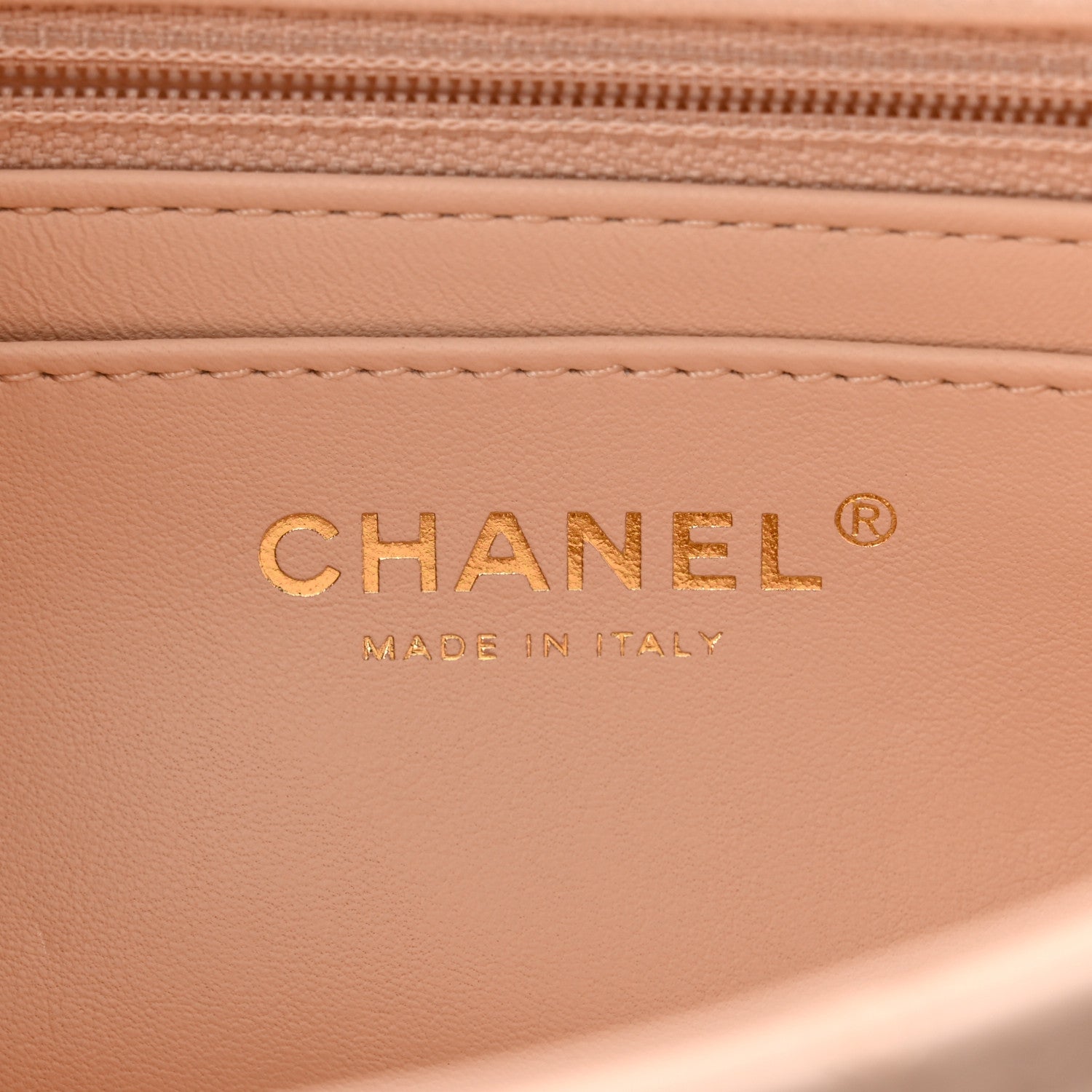 Chanel Lambskin Quilted Mini Pearl Crush Rectangular Flap Light Beige 6 of 11