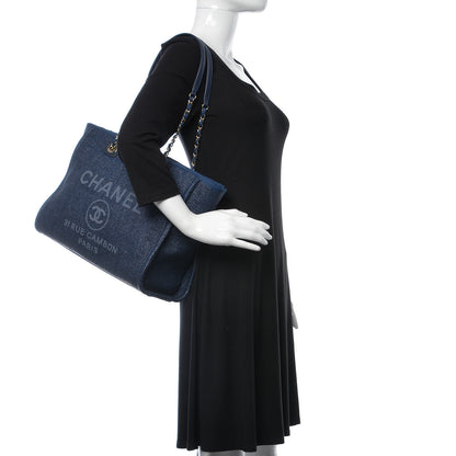 Chanel Woven Straw Raffia Small Deauville Tote 2 of 9