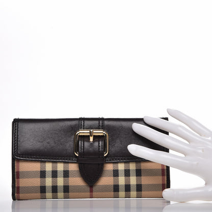 Burberry Haymarket Check Wallet Chocolate 2 of 9
