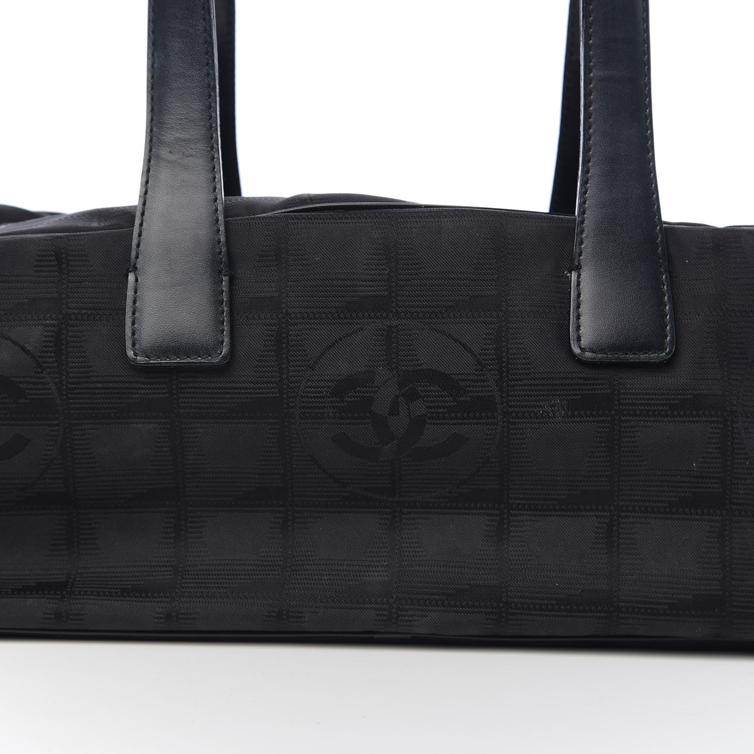 Chanel Nylon Travel Bowler Black 9 of 9