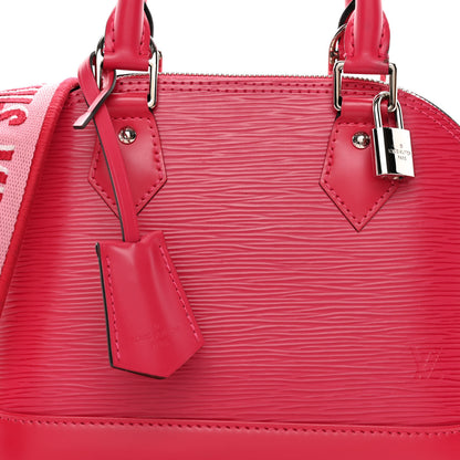 Louis Vuitton Epi Jacquard Alma BB Rose Pondicherry 7 of 9