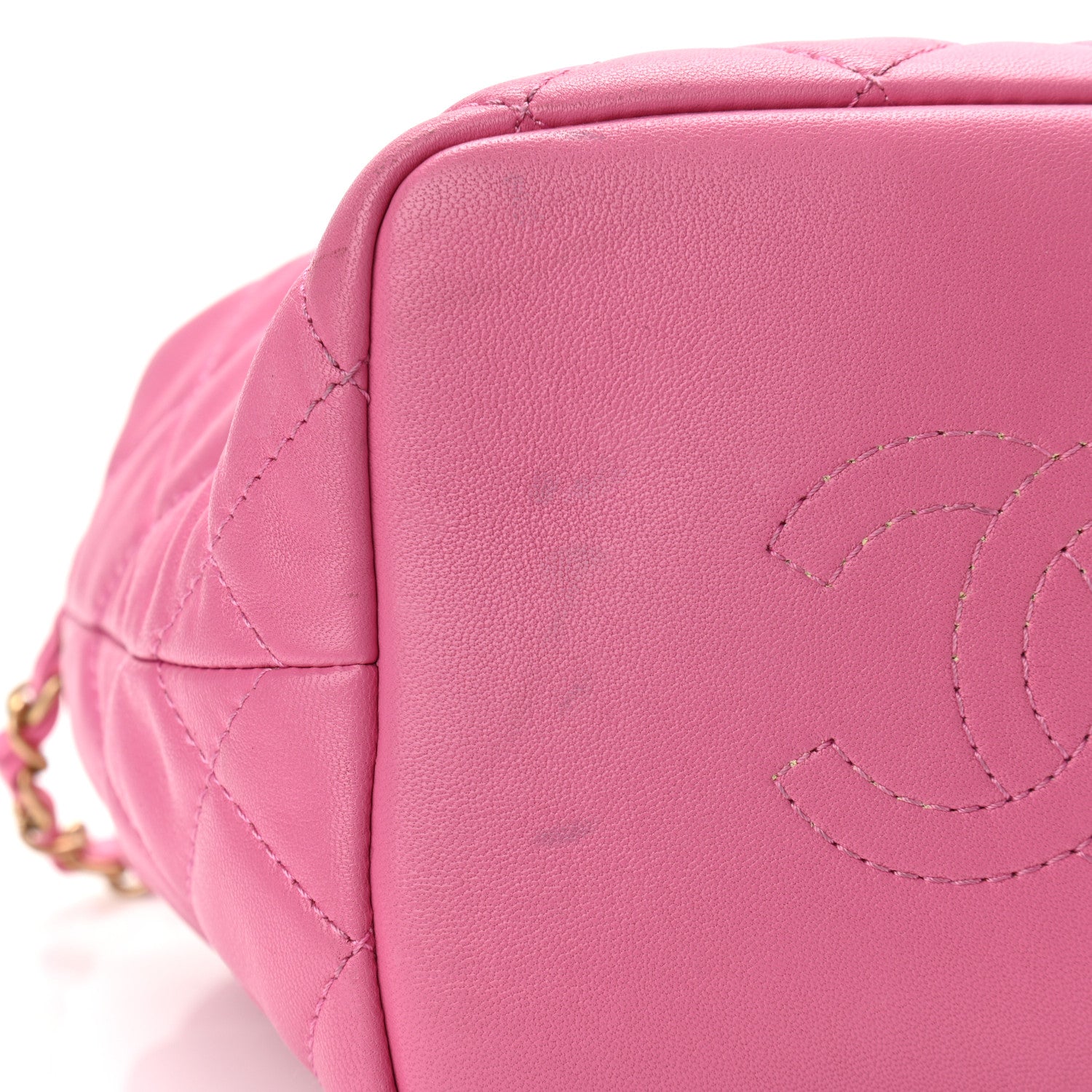 Chanel Lambskin Quilted Small Perfect Meeting Hobo Pink 11 of 12