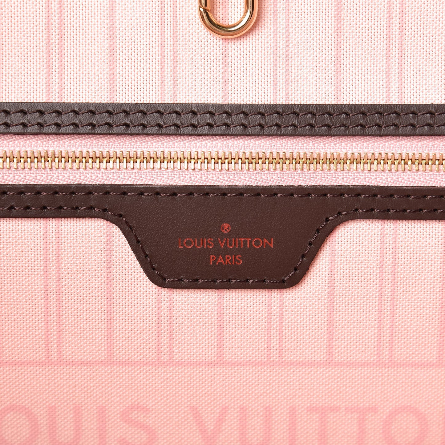 Damier Ebene Neo Neverfull MM Rose Ballerine