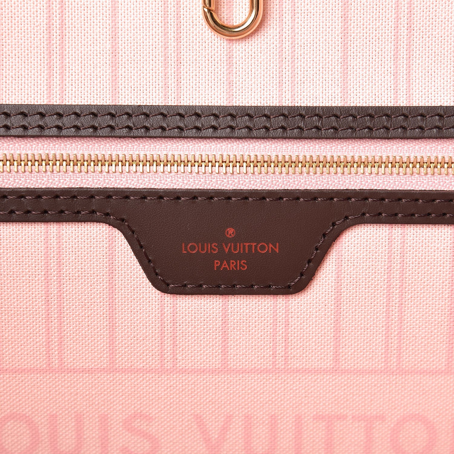 Louis Vuitton Damier Ebene Neo Neverfull MM Rose Ballerine 6 of 11