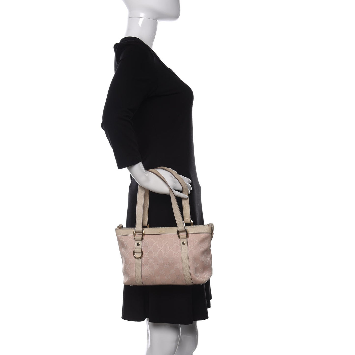 Monogram Small Abbey Tote Pink
