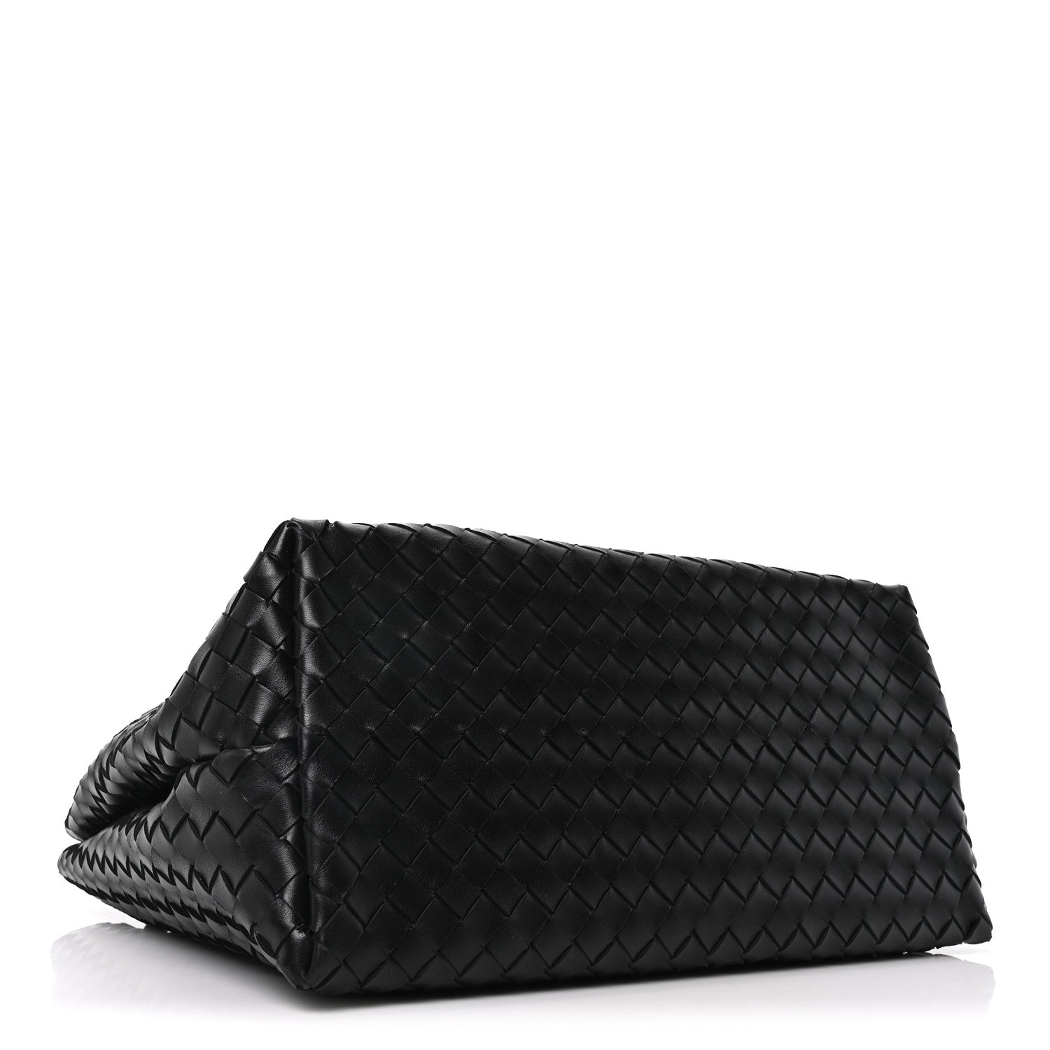 Bottega Veneta Nappa Intrecciato Large Andiamo Shoulder Bag Black 4 of 9