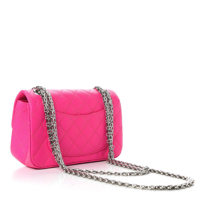 Chanel Goatskin Quilted 2.55 Reissue Mini Flap Fluorescent Pink 3 of 10