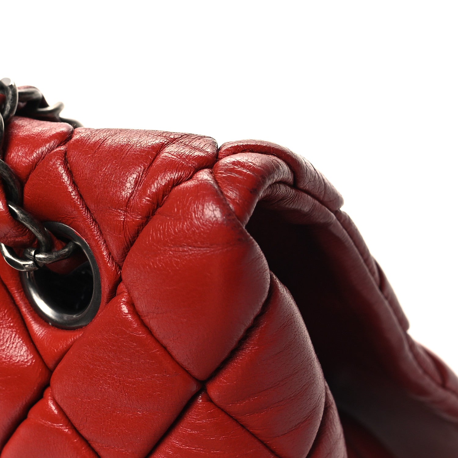 Chanel Lambskin Large New Bubble Flap Red 12 of 12