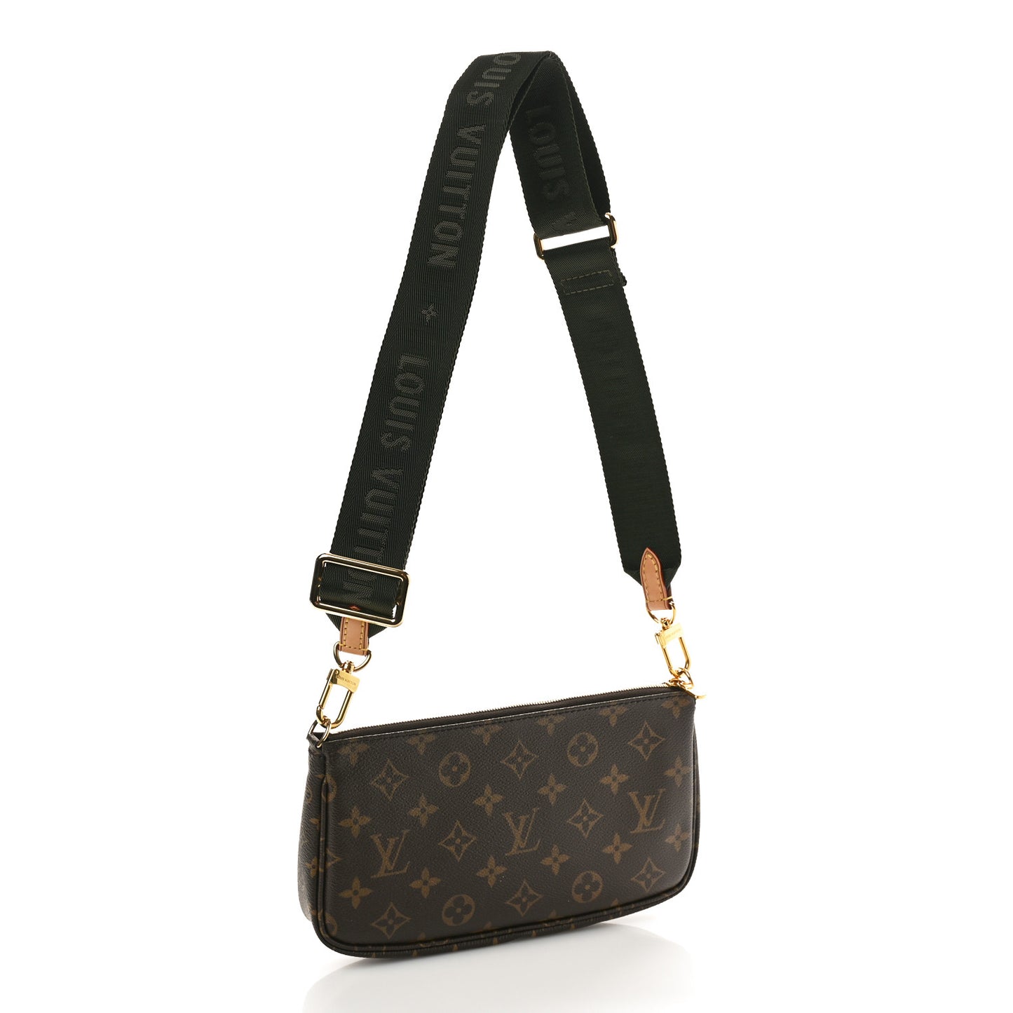 Monogram Multi Pochette Accessories Large Pochette Kaki