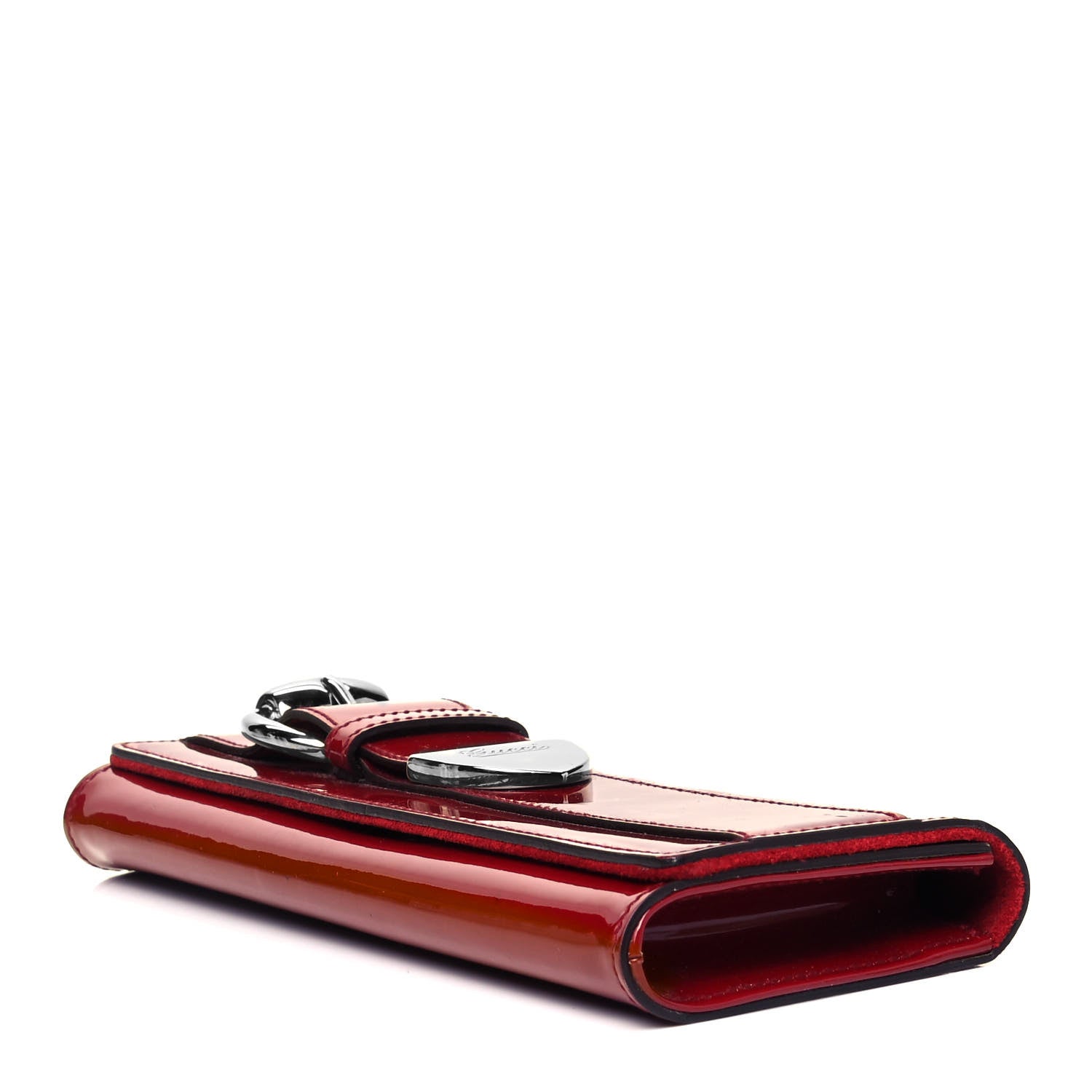 Gucci Patent Romy Clutch Red 5 of 11