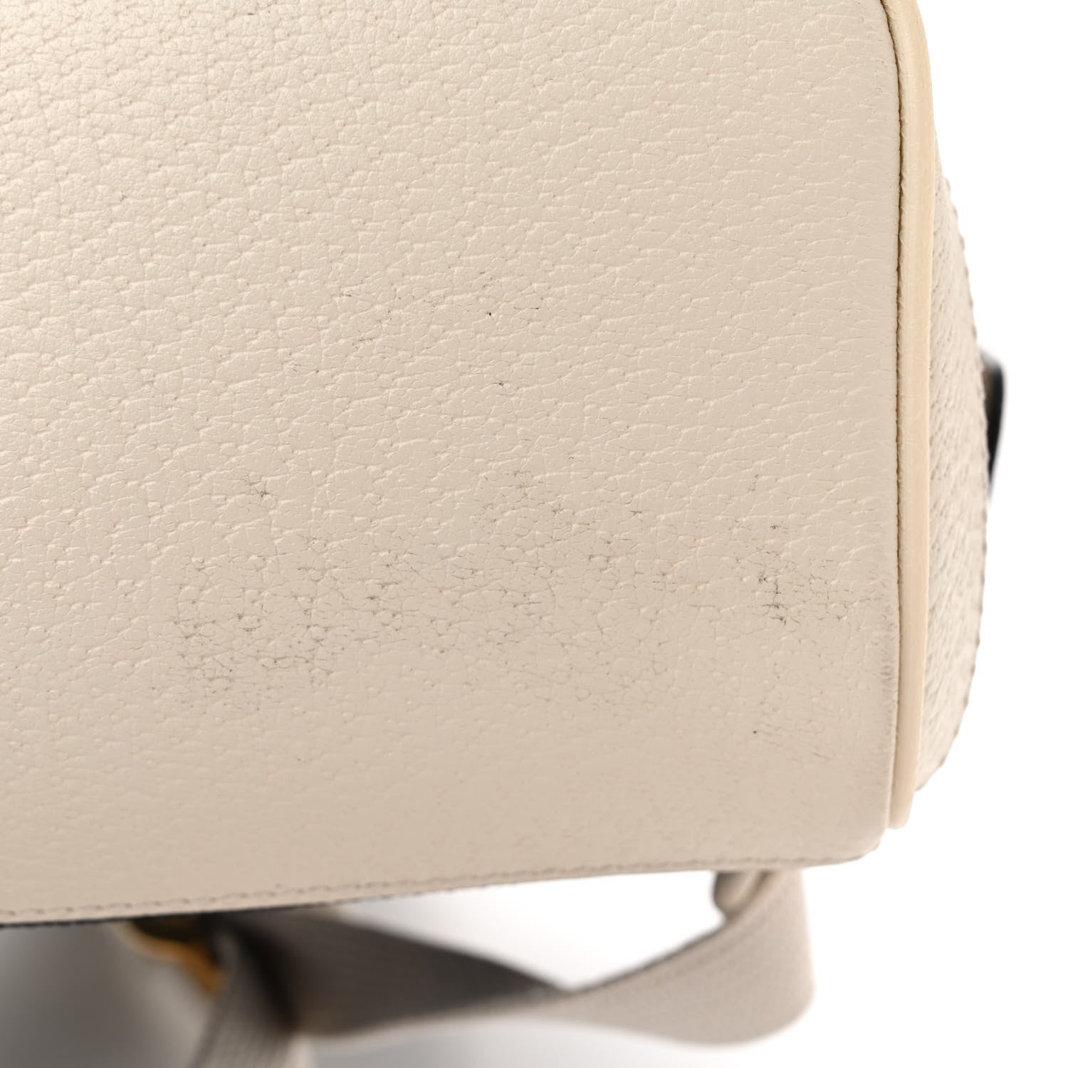 Gucci GG Supreme Monogram Textured Calfskin Web Small Ophidia Day Backpack Beige Ebony Mystic White 11 of 11