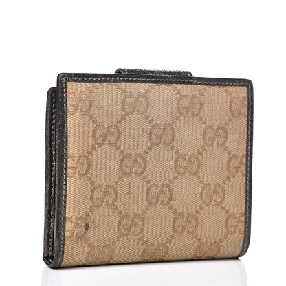 Gucci Monogram Abbey Compact Wallet Dark Brown 2 of 11