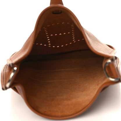 Hermes Taurillon Clemence Evelyne III PM Gold 5 of 10