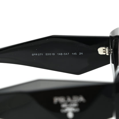 Prada Acetate Symbole Sunglasses SPR 07Y Black 7 of 8