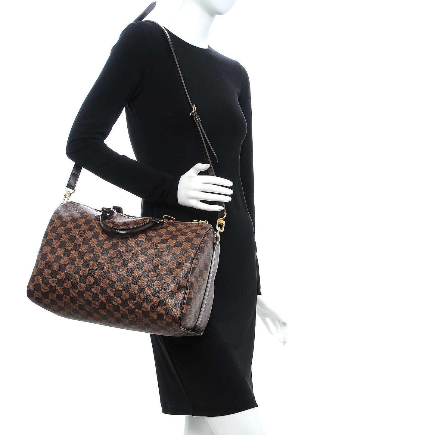 Damier Ebene Speedy Bandouliere 35