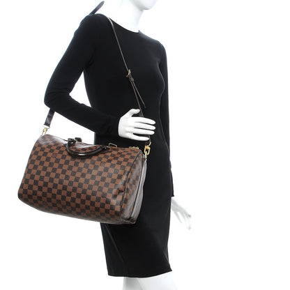 Louis Vuitton Damier Ebene Speedy Bandouliere 35 2 of 15