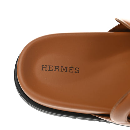 Hermes Nappa Extra Sandals 38 Naturel 7 of 9