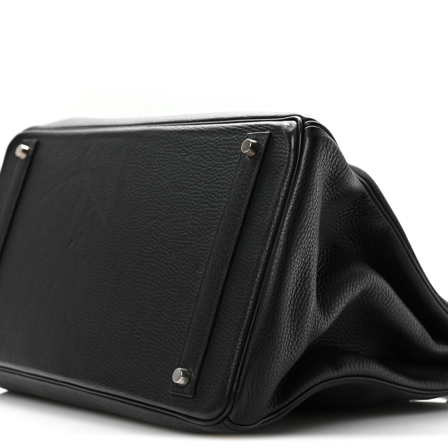 Hermes Taurillon Clemence Birkin 40 Black 10 of 11
