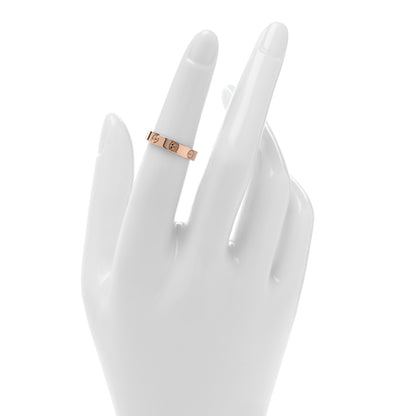 Cartier 18K Pink Gold 3.5mm LOVE Wedding Band Ring 50 5.5 2 of 4