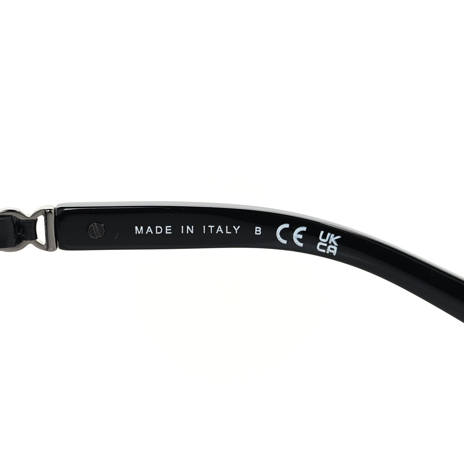 Chanel Acetate Metal Calfskin CC Square Sunglasses 5548-Q-A Black