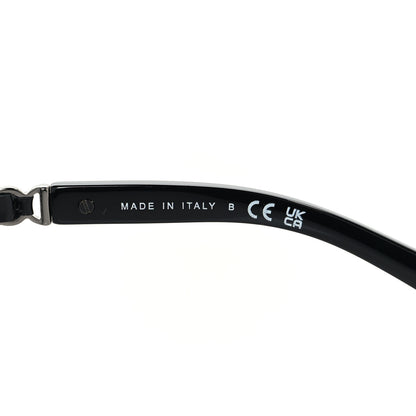 Chanel Acetate Metal Calfskin CC Square Sunglasses 5548-Q-A Black 6 of 6