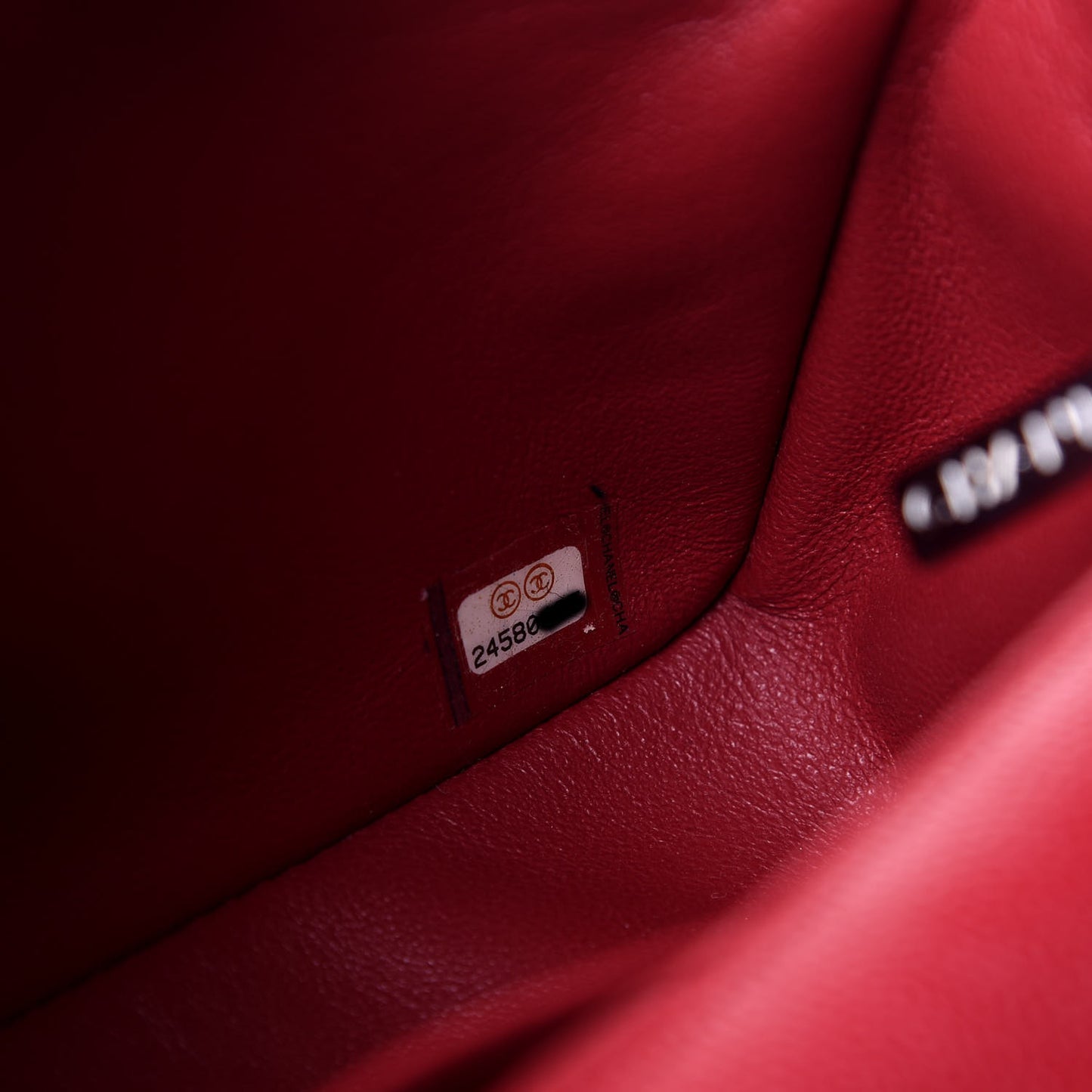 Caviar Quilted Mini Rectangular Flap Red