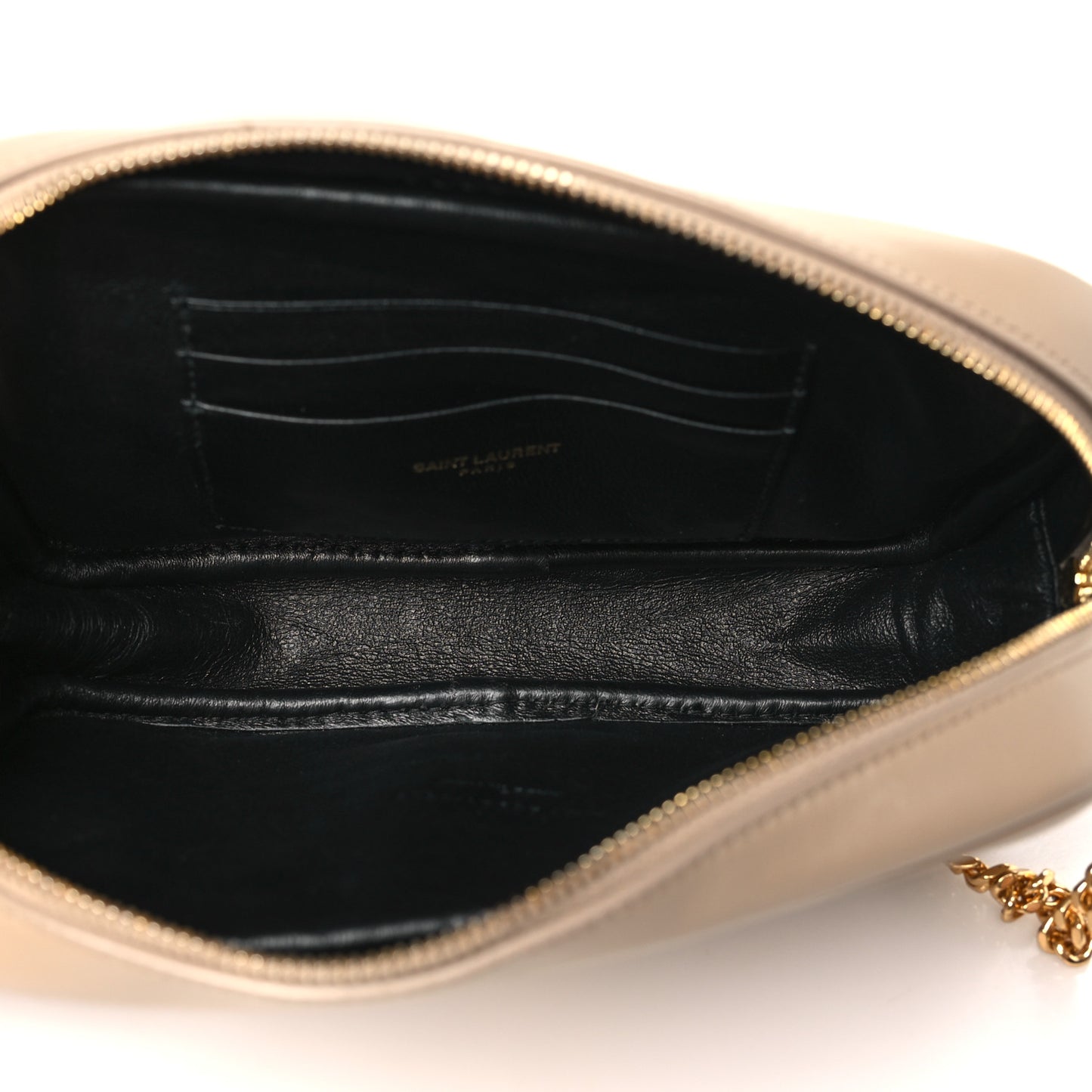 Calfskin Matelasse Monogram Mini Lou Camera Bag Dark Beige