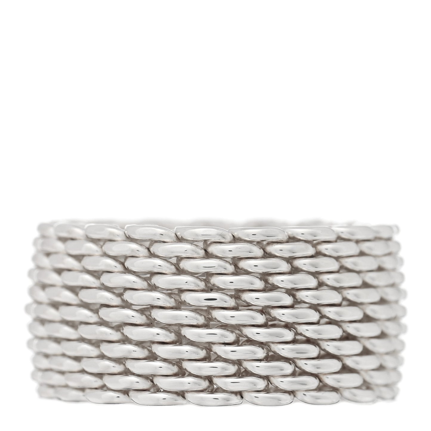 Sterling Silver Somerset Mesh Ring 51 5.75
