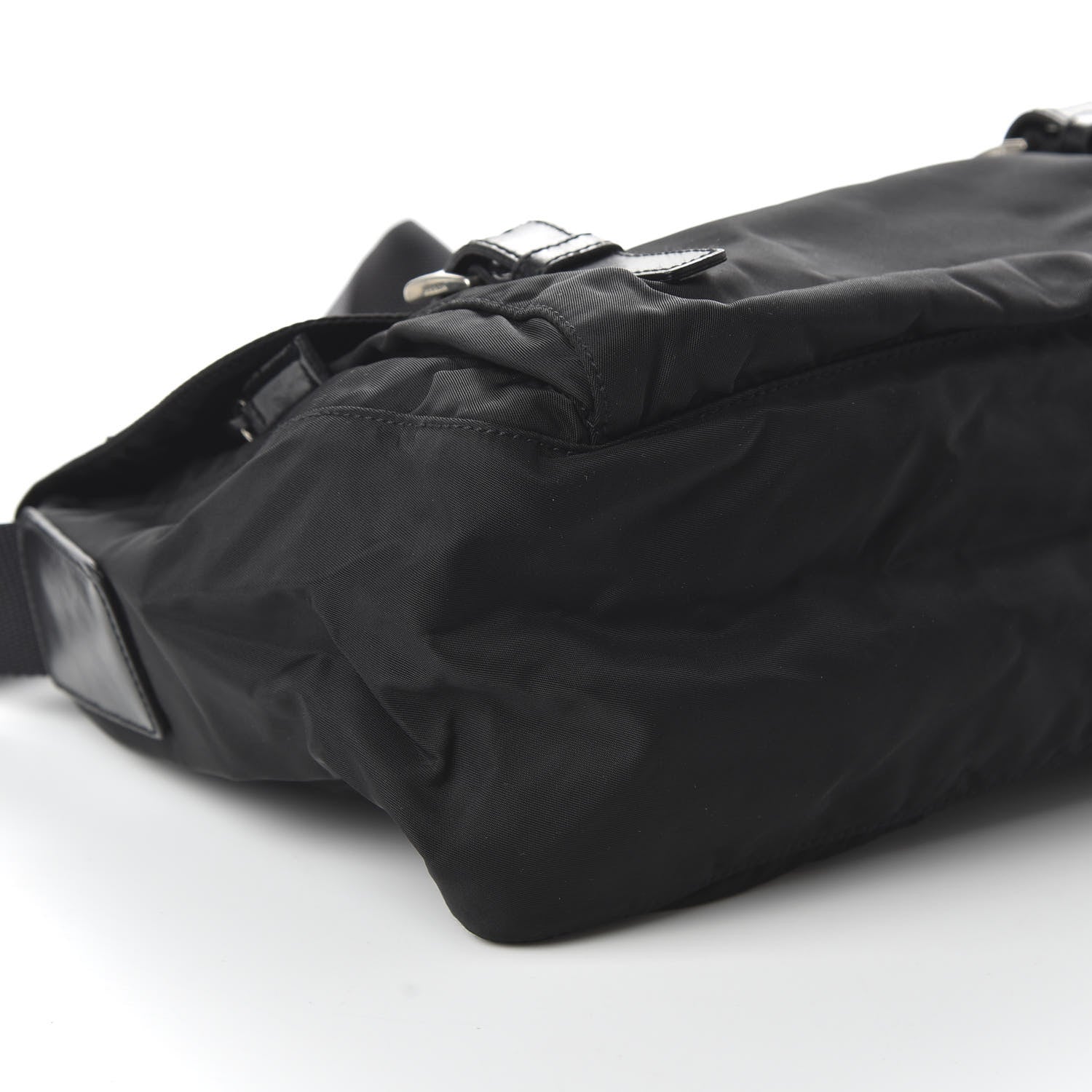 Prada Nylon Vela Messenger Bag Black 6 of 9