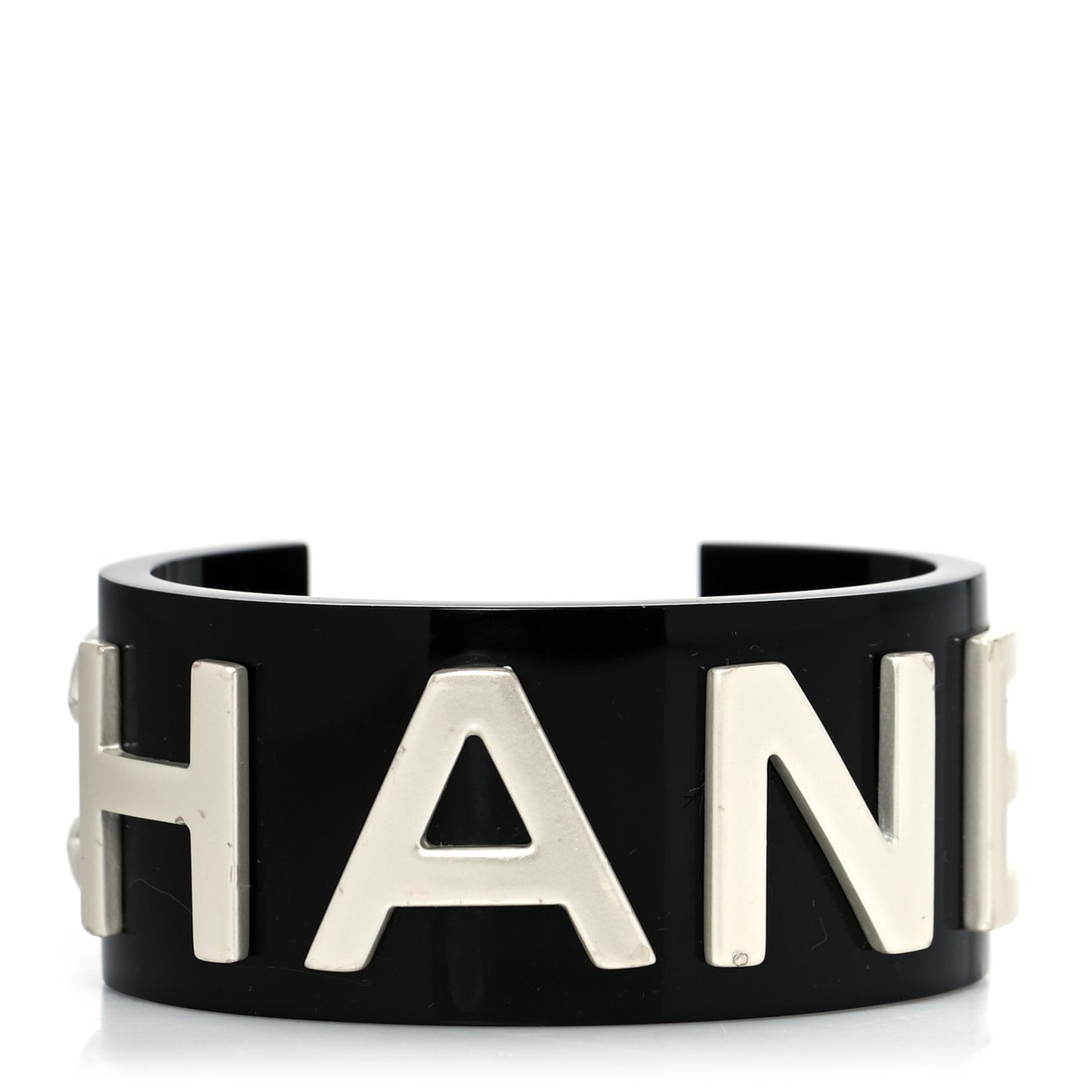 Resin Metal Cuff Black