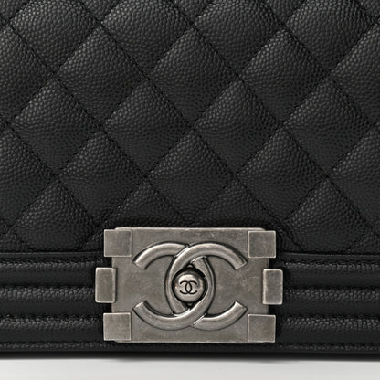 Chanel Caviar Quilted Small Boy Flap Black 8 of 11