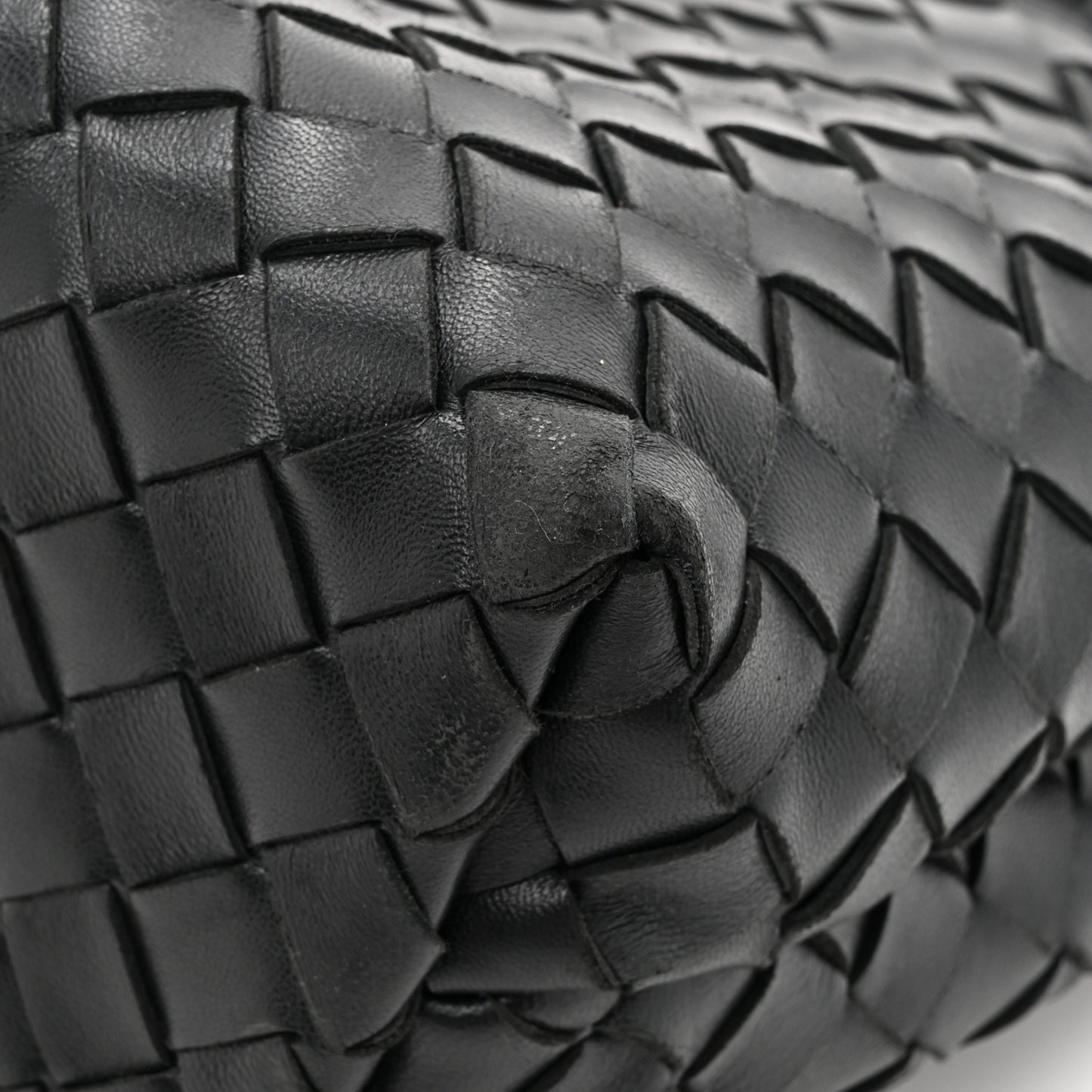 Nappa Intrecciato Small Andiamo Shoulder Bag Black